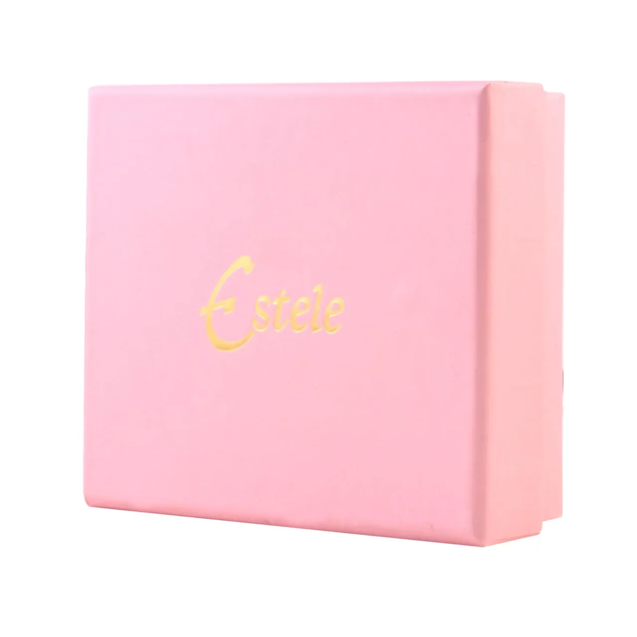 ESTELE - Valentine Special - Stylish 24CT gold plated Pearl Heart Pendant Set for Women