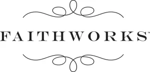 Faithworks Stretchable 7.5-Inch Wooden Beaded Cross Bracelet, Dark Brown