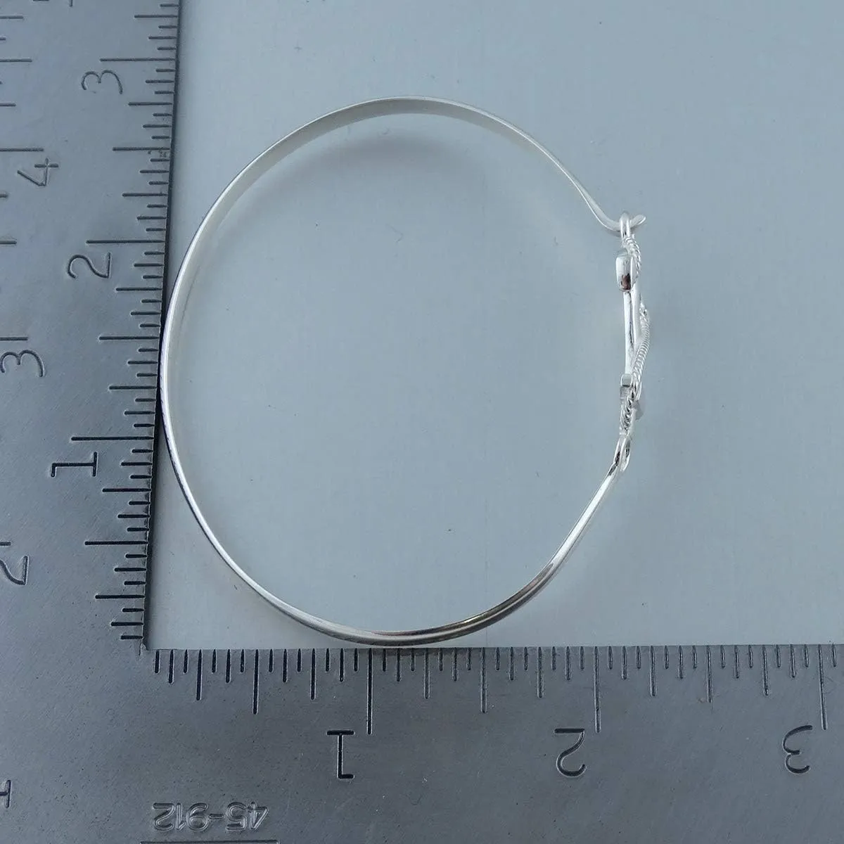 FashionJunkie4Life 925 Sterling Silver Unique Bangle Bracelets for Women