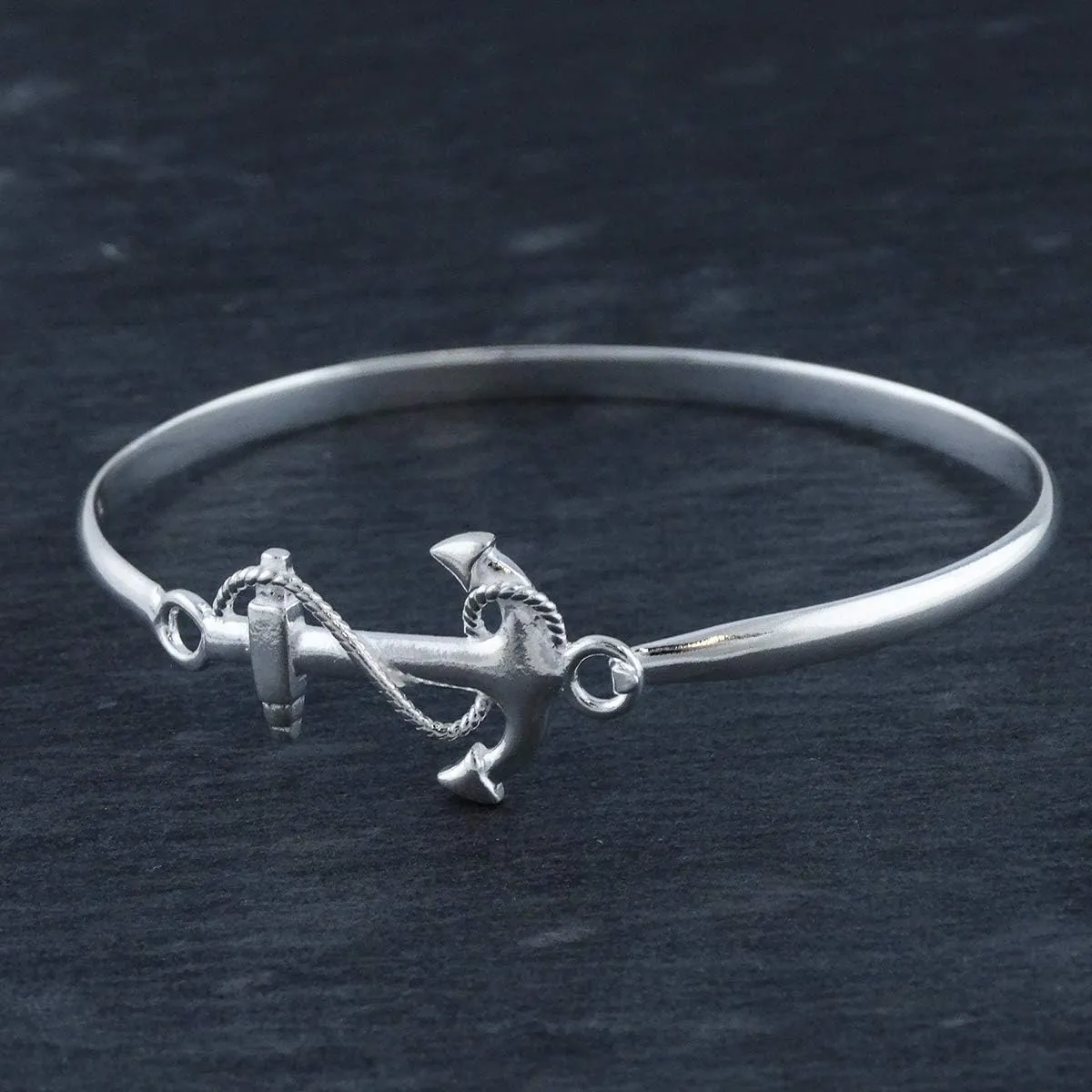 FashionJunkie4Life 925 Sterling Silver Unique Bangle Bracelets for Women