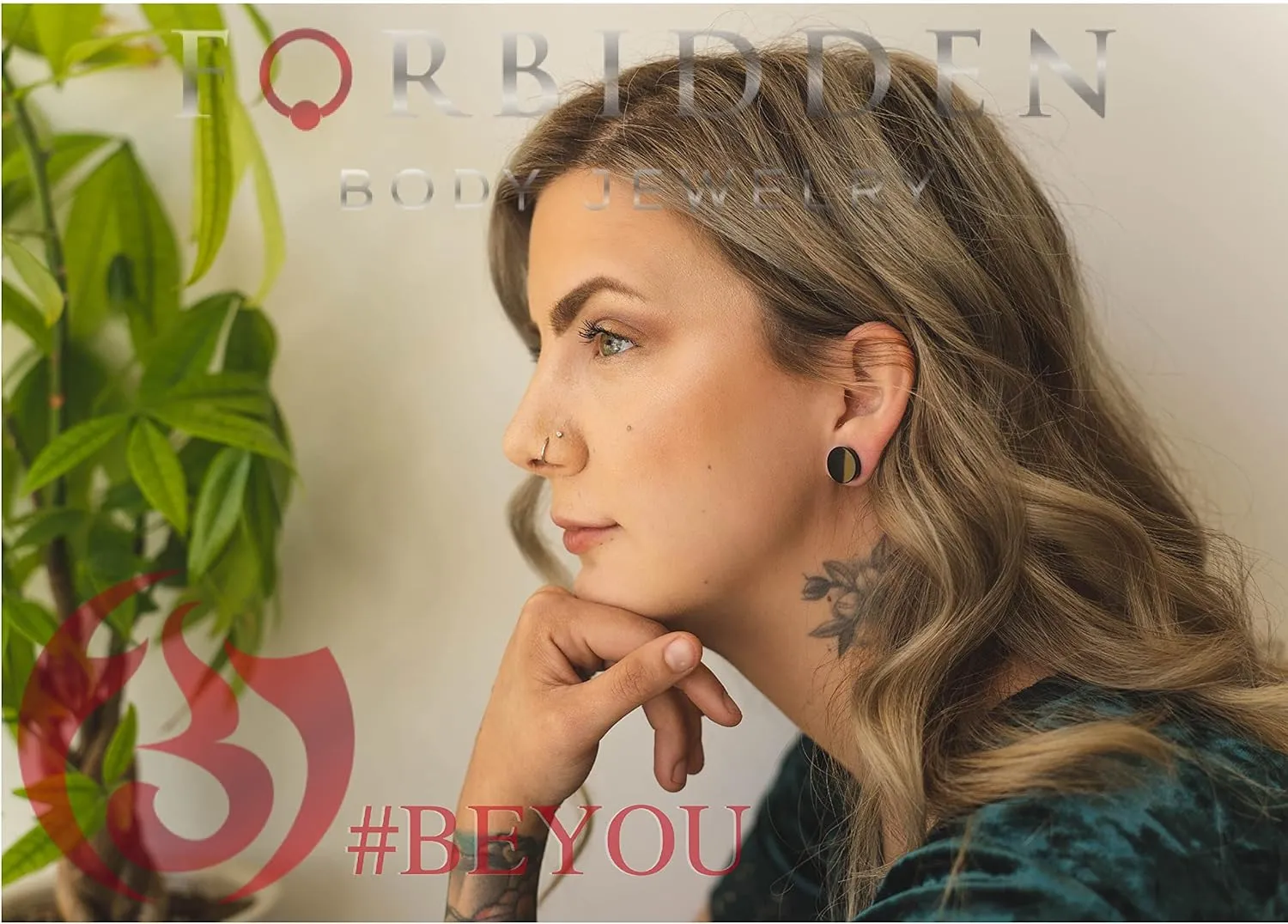 Forbidden Body Jewelry 8mm - 14mm Acrylic Ear Gauges, Solid Double Flared Saddle Plug Earrings Sold in Pairs