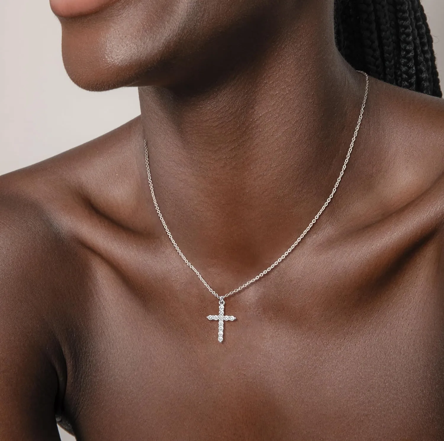 Foxgirl Lariat Gold Necklace for Women, Dainty Long Necklace 14k Gold Plated/Silver Y-Shaped Pendant Necklace Trendy Layered Cz Beaded Chain Drop Necklaces Simple Gold Jewelry For Women Gift