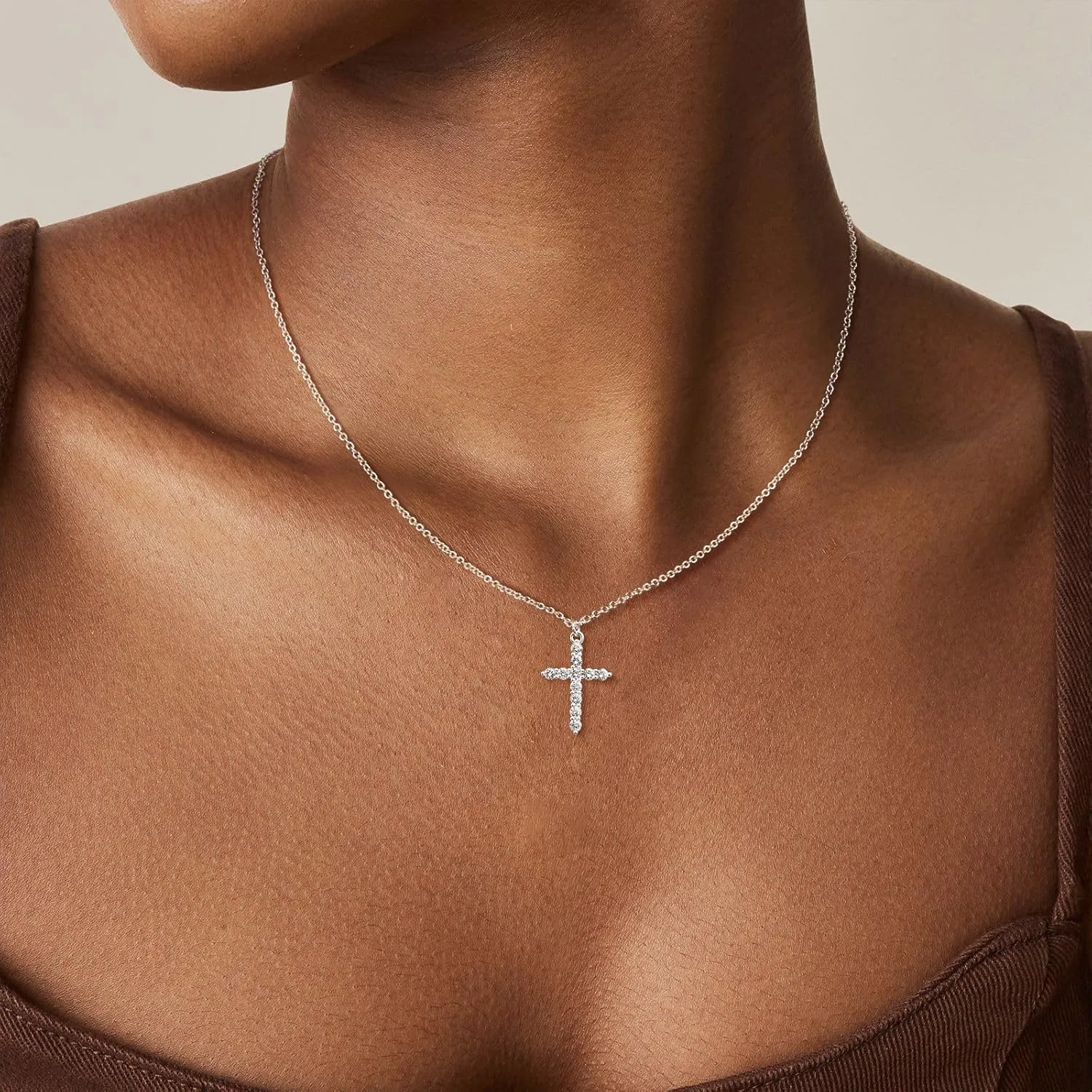 Foxgirl Lariat Gold Necklace for Women, Dainty Long Necklace 14k Gold Plated/Silver Y-Shaped Pendant Necklace Trendy Layered Cz Beaded Chain Drop Necklaces Simple Gold Jewelry For Women Gift