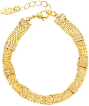 French Fashion Retro Vintage Common Luxury Gorgeous Chunky Necklace Unique Personalised Multi Layered Necklace 18K Gold Plated Brass Necklace Bracelet for Women