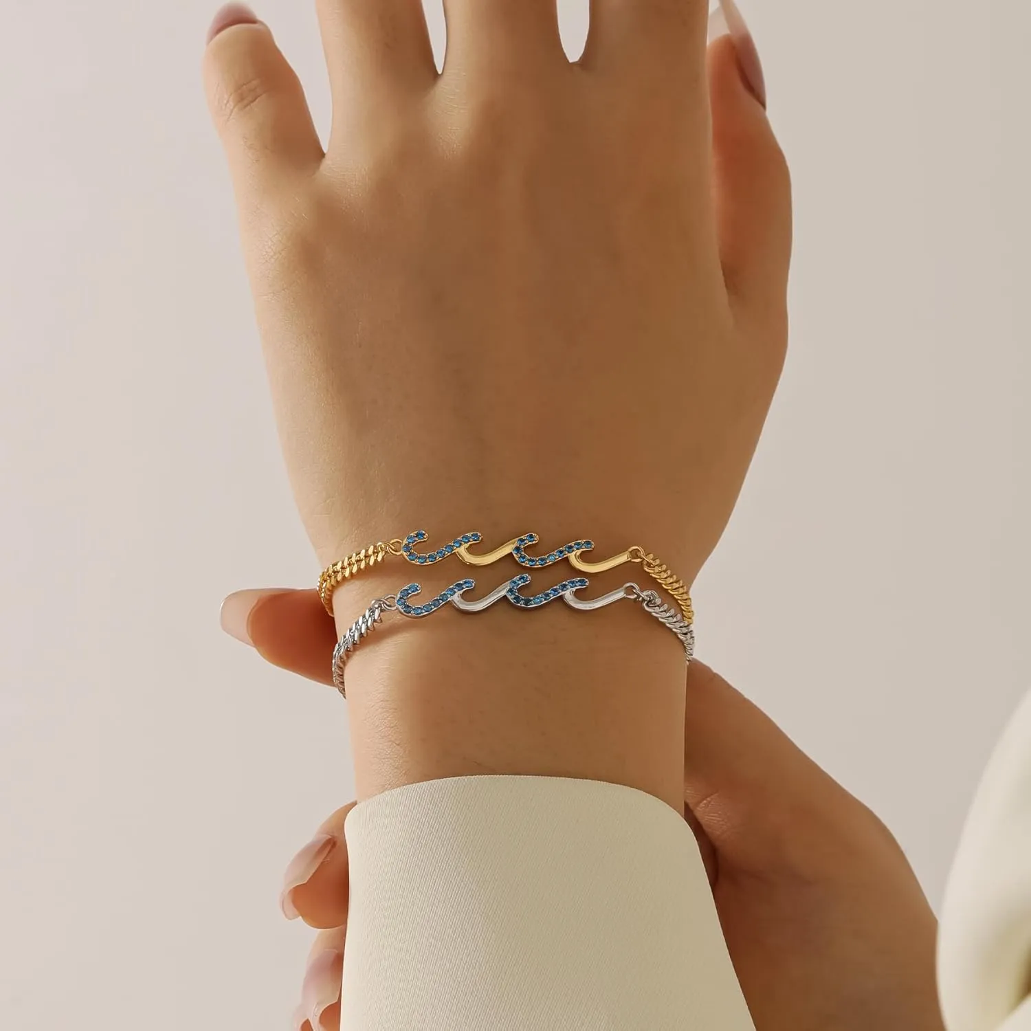 Friendship Gifts for Women Wave Bracelets Friendship Gifts Bestie Gifts for Women