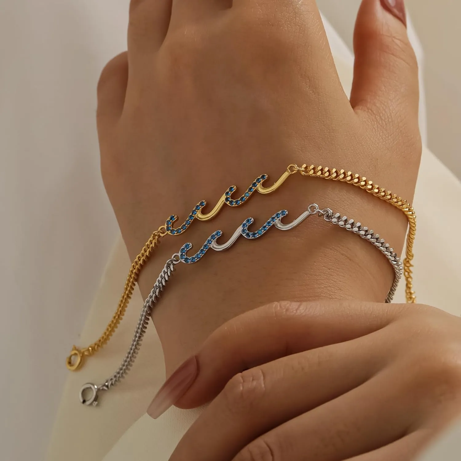 Friendship Gifts for Women Wave Bracelets Friendship Gifts Bestie Gifts for Women