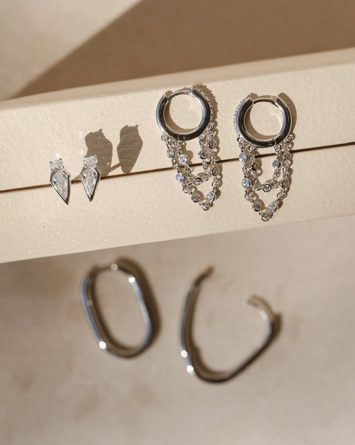 Gemma Studs - Sterling Silver