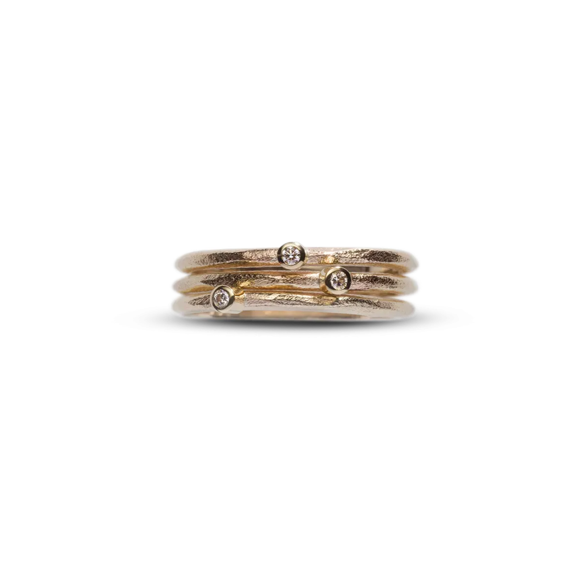Gold Croí álainn diamond ring