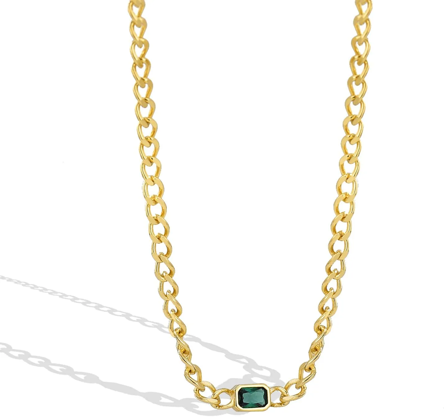 Gold Pendant Necklace for Women 18K Gold Plated Dainty Gold Necklace for Women, Jewelry Gift for Her