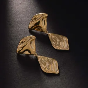 Goldtone Glint Danglers
