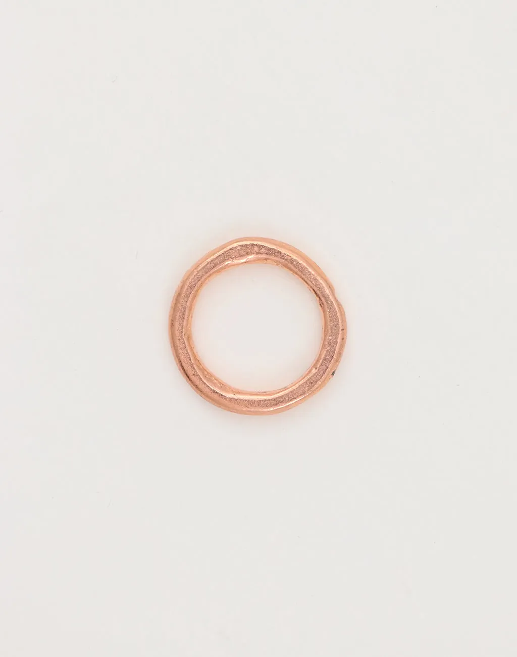 Heavy Hammered Ring, 23mm, (1pc)