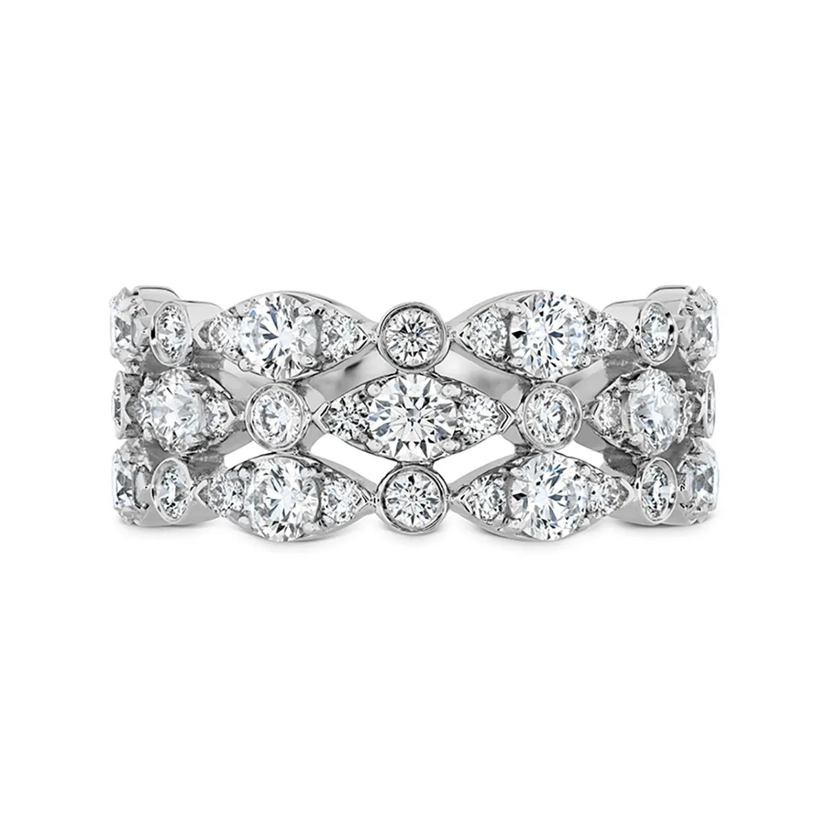 HOF Bezel Regal Triple Ring