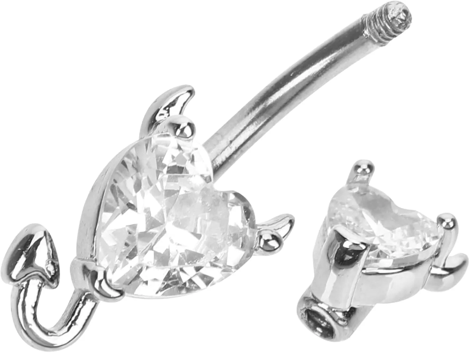 Homoyoyo Belly Button Ring Fashion Navel Button Jewelry Dangle Belly Ring for Women Comfortable Fit