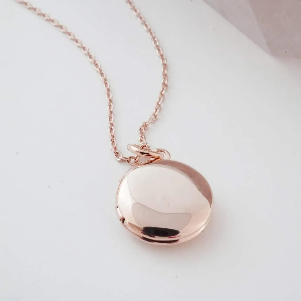 HONEYCAT Keepsake Locket Necklace in Gold, Rose Gold, or Silver | Minimalist, Delicate Jewelry