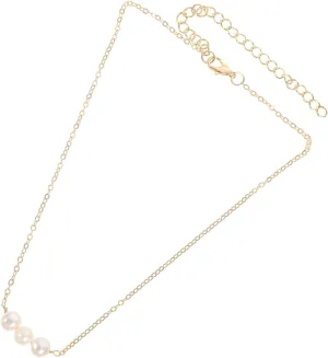 Imitation Pearl Necklace for Women Clavicle Chain Jewelry Lightweight Skin Friendly Outfit Elegant Wedding Accessory