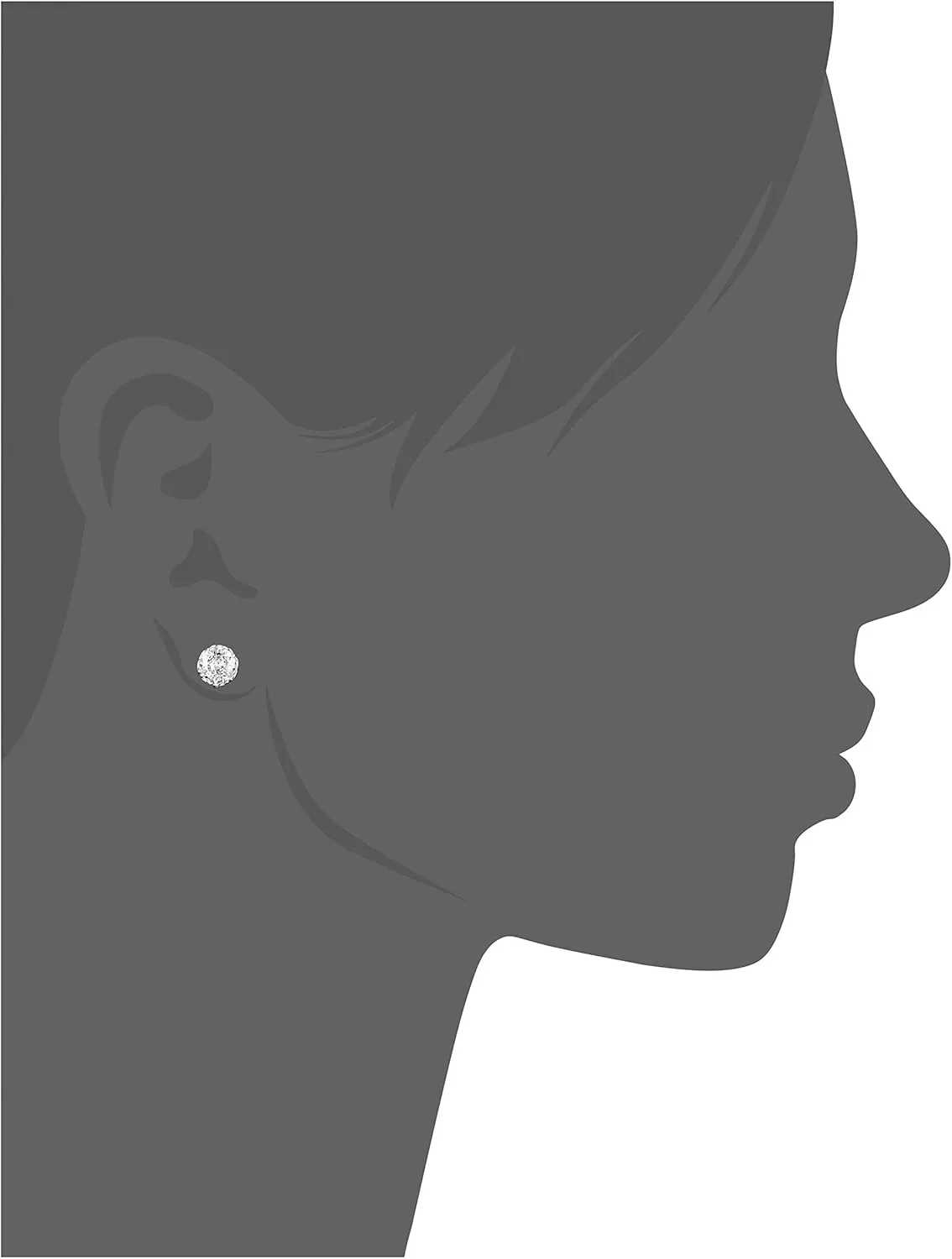 Kate Spade New York That Sparkle Round Earrings for Women  Princess Cut  Cubic Zirconia  Post Back Closure