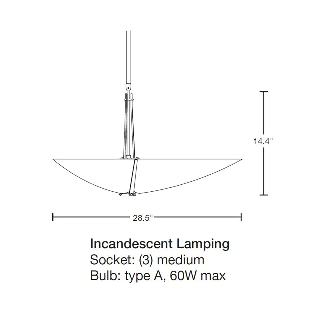 Kirigami 3 Lights Pendant Light