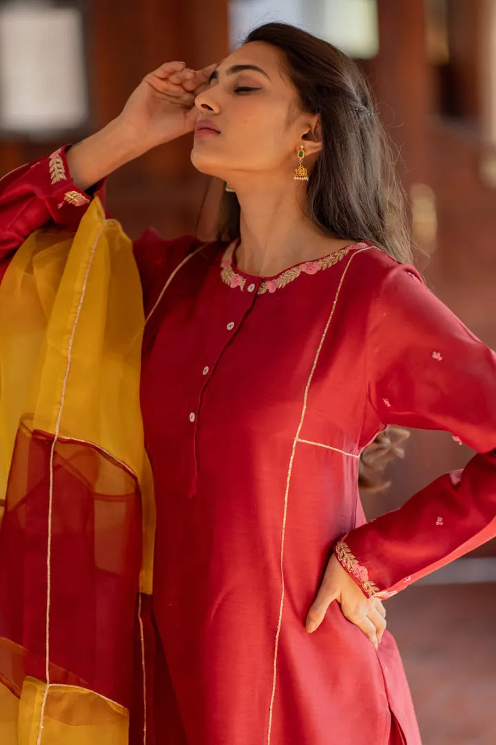 KURTA WITH PANT & DUPPATA