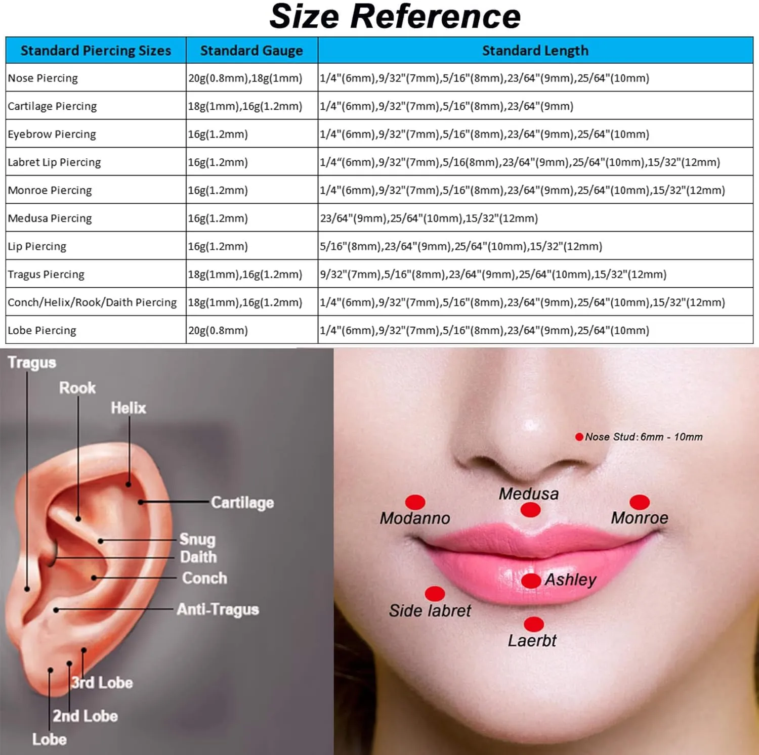 Lantine 20g 18g 16g Threadless Flat Back Nose Ring Stud G23 Titanium Flatback Stud Earrings Zircon Push in Nose Stud Lip Helix Tragus Inner Conch Rook Cartilage Daith Piercings Jewelry