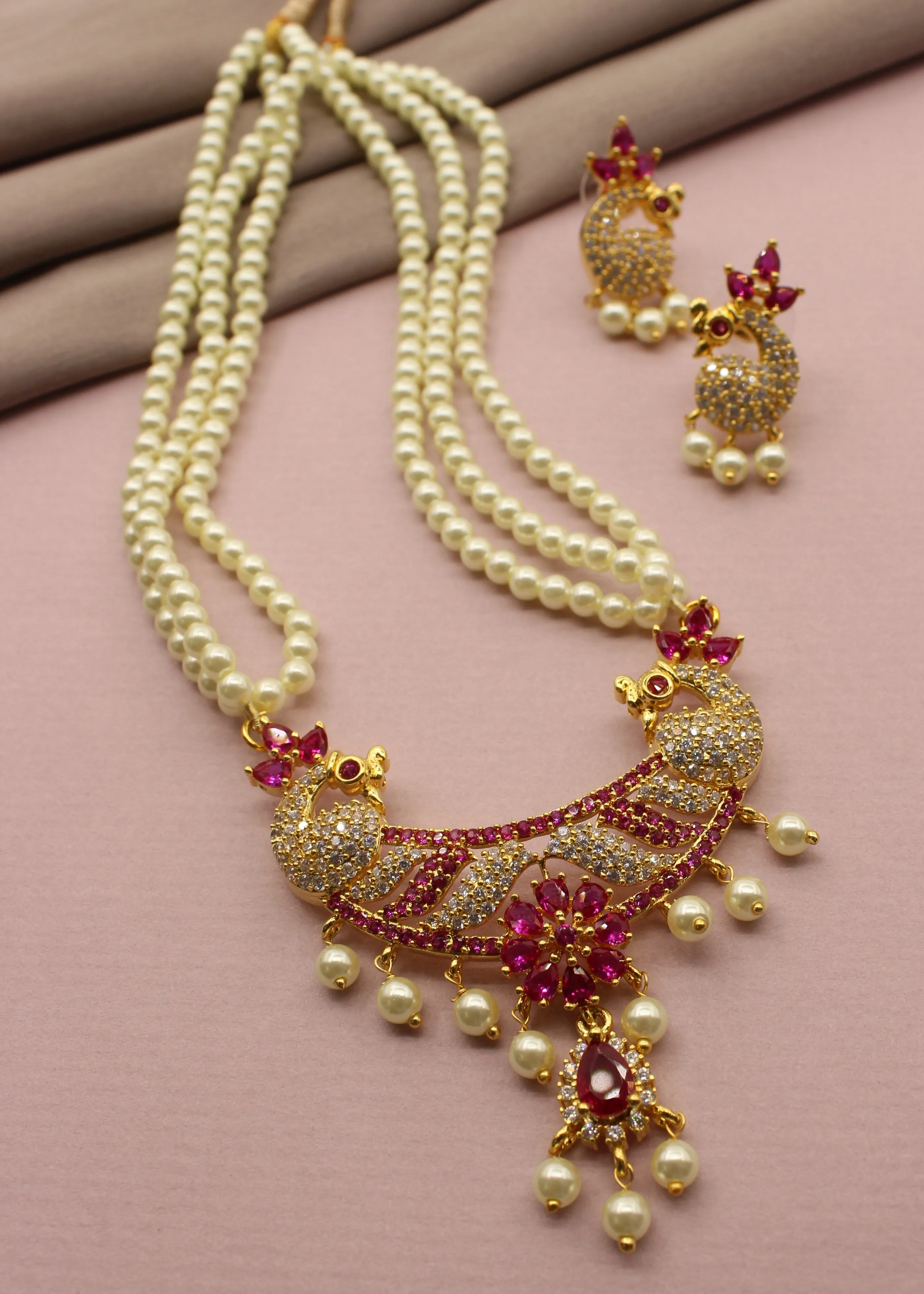 LATEST DESIGN MOTI NECKLACE