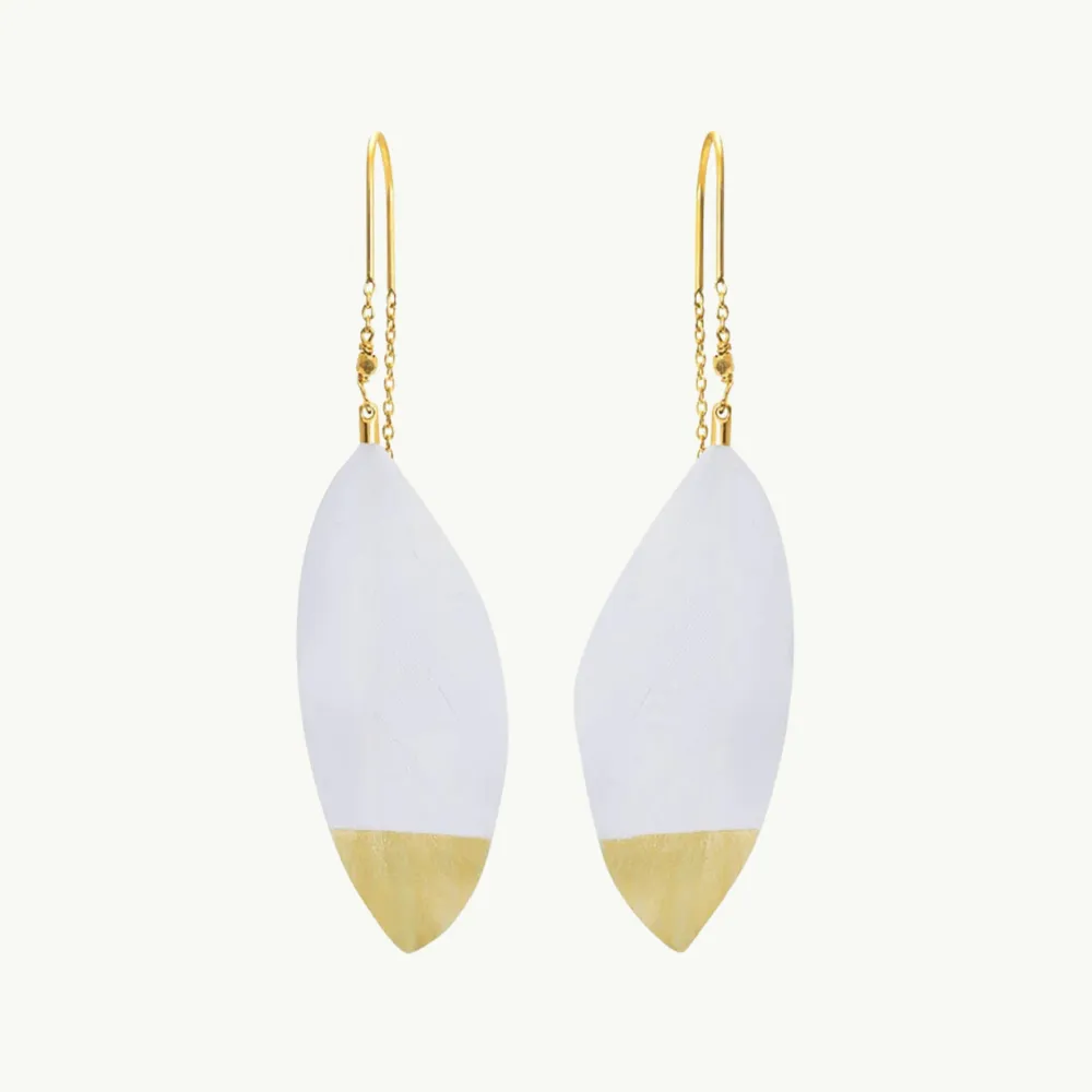 Laurence Feather Earrings
