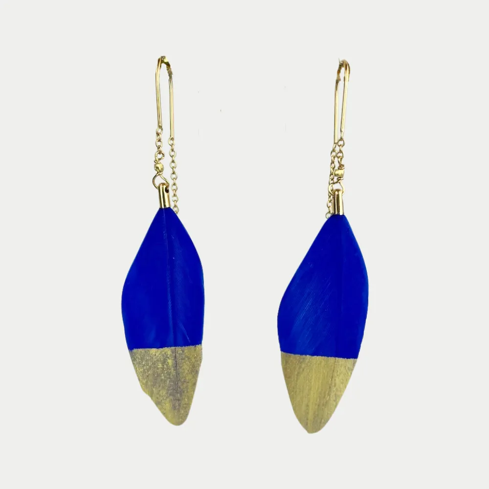 Laurence Feather Earrings