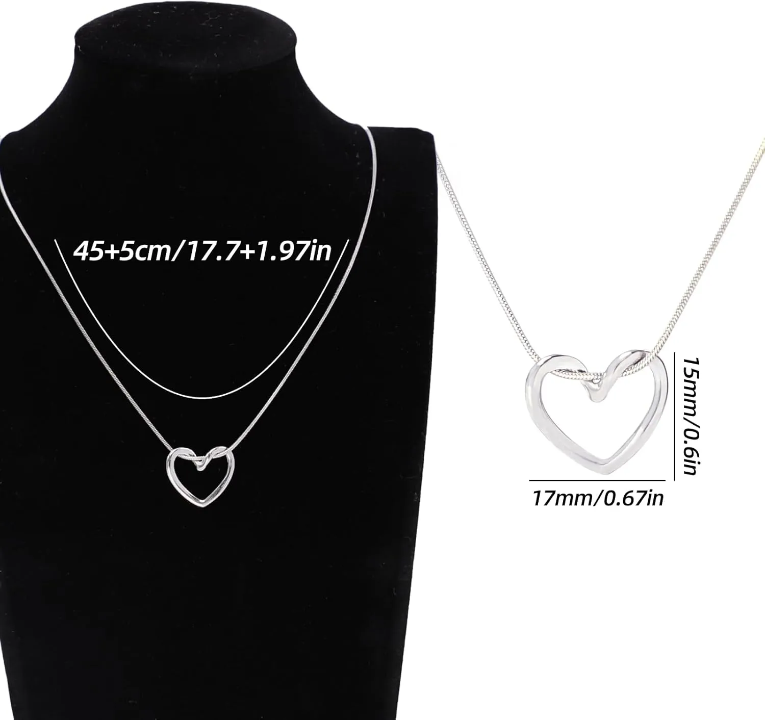 Love Word Necklace for Women Full Diamonds Dainty Necklace Rose Gold Plated Love Pendant Necklace with White CZ Elegant Women Jewelry Gift for Anniversaries & Valentine Day