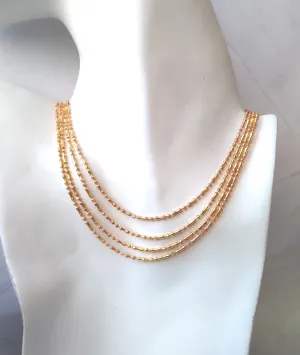 Maia 4 Strand Layering Necklace