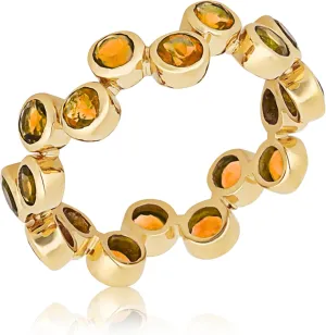 MAX   STONE 14k Solid Gold Gemstone Ring | Delicate Birthstone Ring | Hypoallergenic Stacking Gemstone Ring in Size 6-8