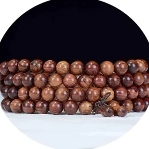 Meditation Buddhist Prayer Beads Necklace, Bracelet, 108 Prayer Beads Bracelet 8/6Mm Natural Wood Tibetan Buddhist Buddha Bead Bracelet/Necklace for Men Women (Color : 12mm)