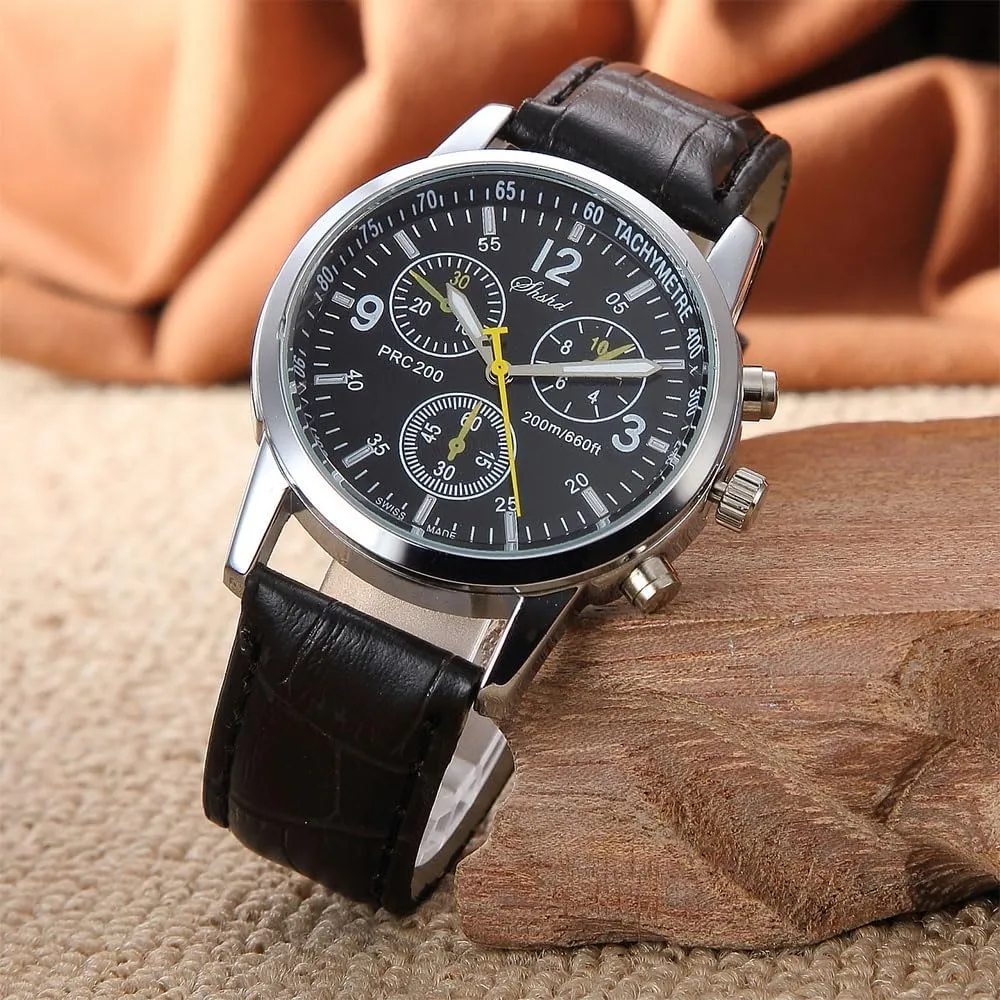 Men and Women Wholesale Watches Stylish Casual Leather Quartz Watch Round Dial Wristwatches