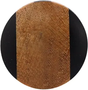 Organic Black Iron wood with Teak wood Double flare Ear Gauge Plug Stretcher Expander Piercing available size 2g (6mm) to 3/4" (20mm)(1 Pair)