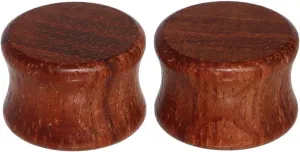 Organic Wood Double Flare Flesh Tunnel Plug Ear Stretching Kit Gauge 8mm to 20mm