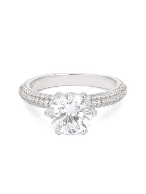 Ornate Jewels 3 Carat Sparkling Solitaire Ring For Valentine