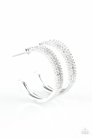 Paparazzi Earring ~ Slay Your Way - White