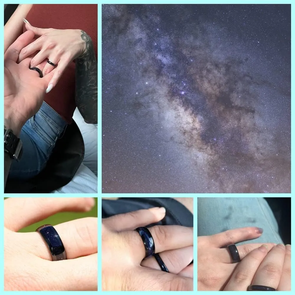 Personalized Promise Ring for Couple Custom Name Matching Rings Set for Him and Her Custom Engagement Rings Band for Couples Rings Set Engagement Wedding Promise Rings Set