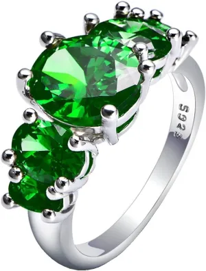 Platinum Gold Plated Noble Princess Cute Shining CZ Charm Ring for Women Jewel