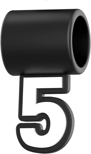 Premium Number 0-9 Pendant for Baseball Necklace, You Pick 0-9 Pendant for Sports Fan Necklaces, Highly Recommended for Three Colors Braided Rope Tornado Necklace