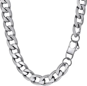 PROSTEEL 316L Stainless Steel Cuban Link Chain Necklaces for Men, Black/18K Gold Plated, Hypoallergenic Jewelry, 4mm-13mm, 14"-30", Come with Box