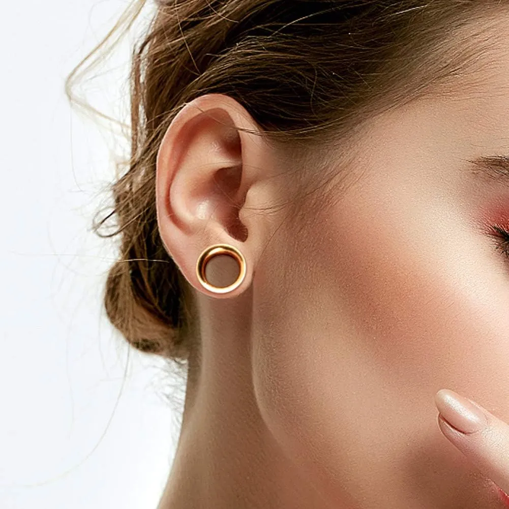 Qmcandy 18pcs or 8pcs 8g-5/8 in Organic Stone & Stainless Steel Mixed Ear Tunnels Stretching Plugs Piercing
