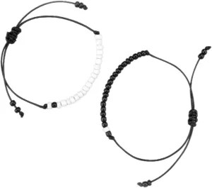 Rice Bead Friendship Bracelet Couples Bracelets Friend Jewelry Handmade Promises Wristband Set
