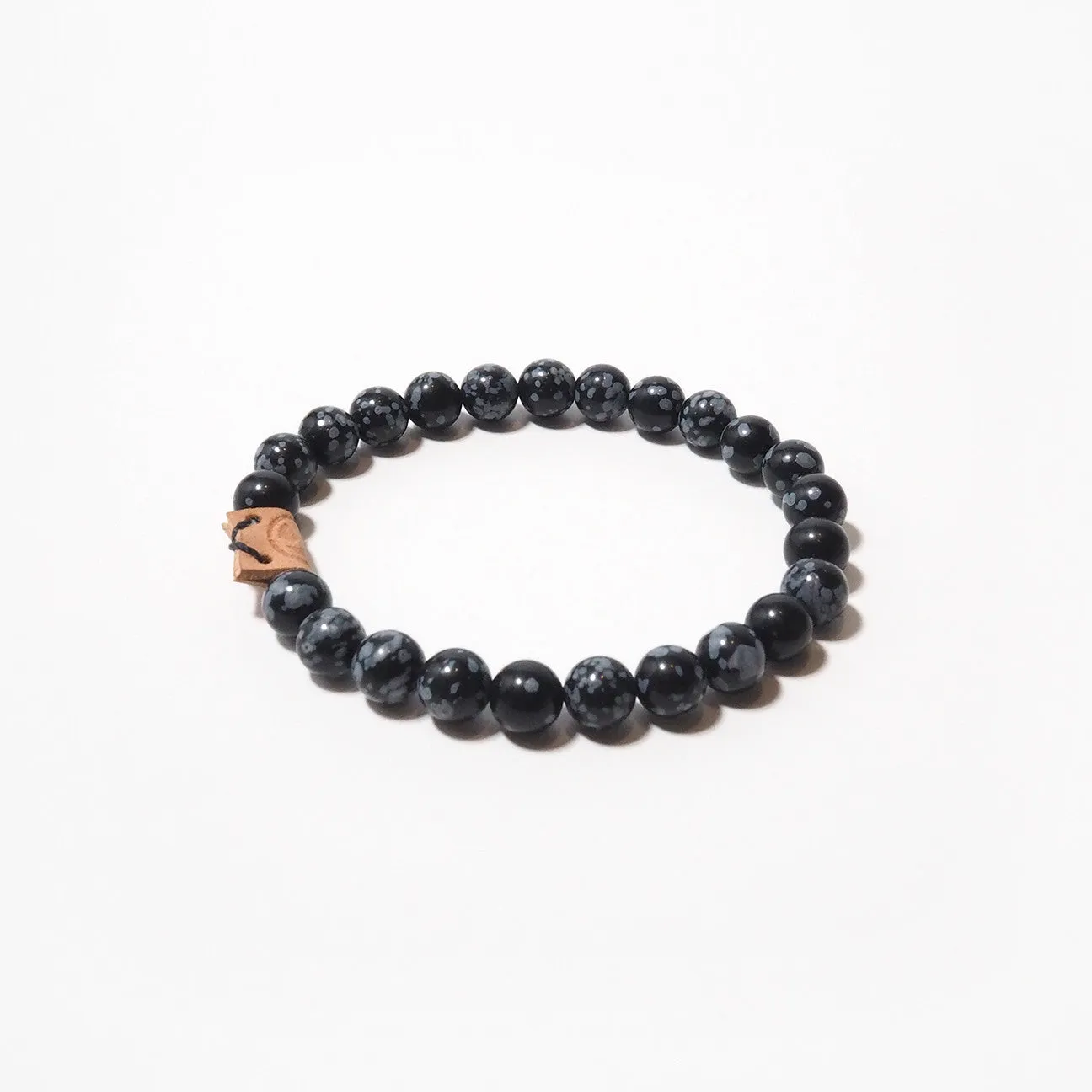 Round Stone Bracelet - Midnight