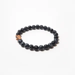 Round Stone Bracelet - Midnight