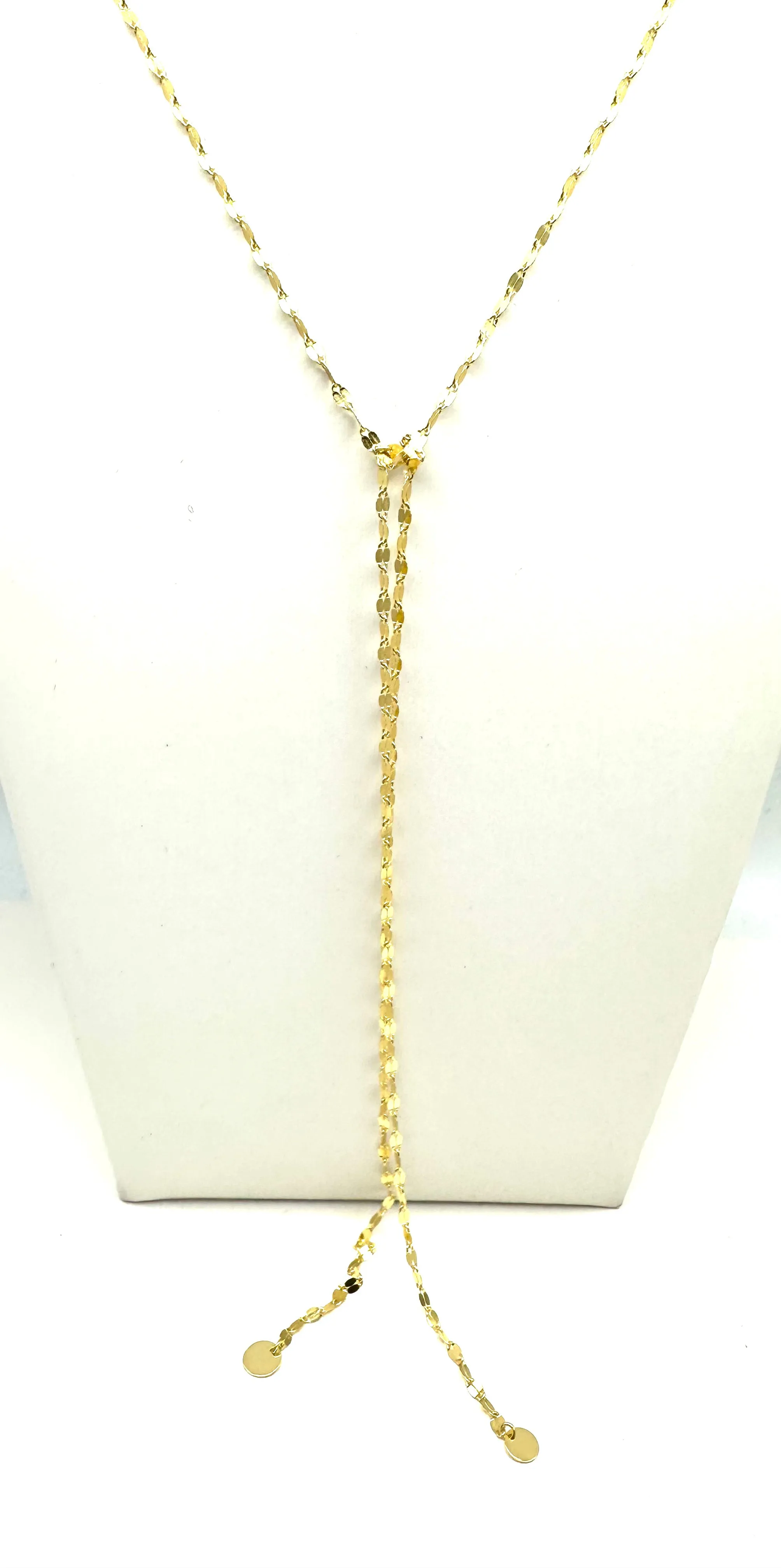 Shimmer Disc Necklace