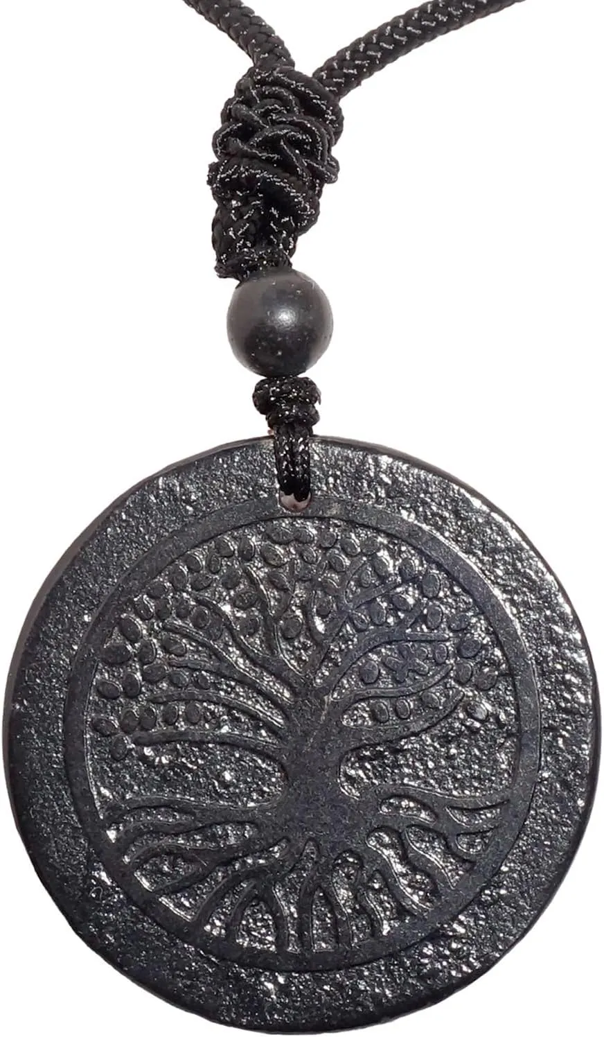Shungite Necklace Shungite Stone Pendant Crystal Protection Healing Crystals for Women Men