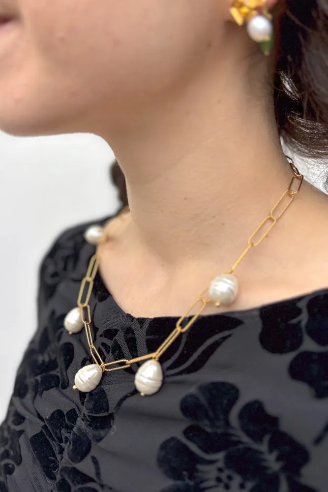 Shyla Remy Pearl Necklace