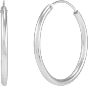 Silpada 'Endless Elegance' Hoop Earrings in Sterling Silver