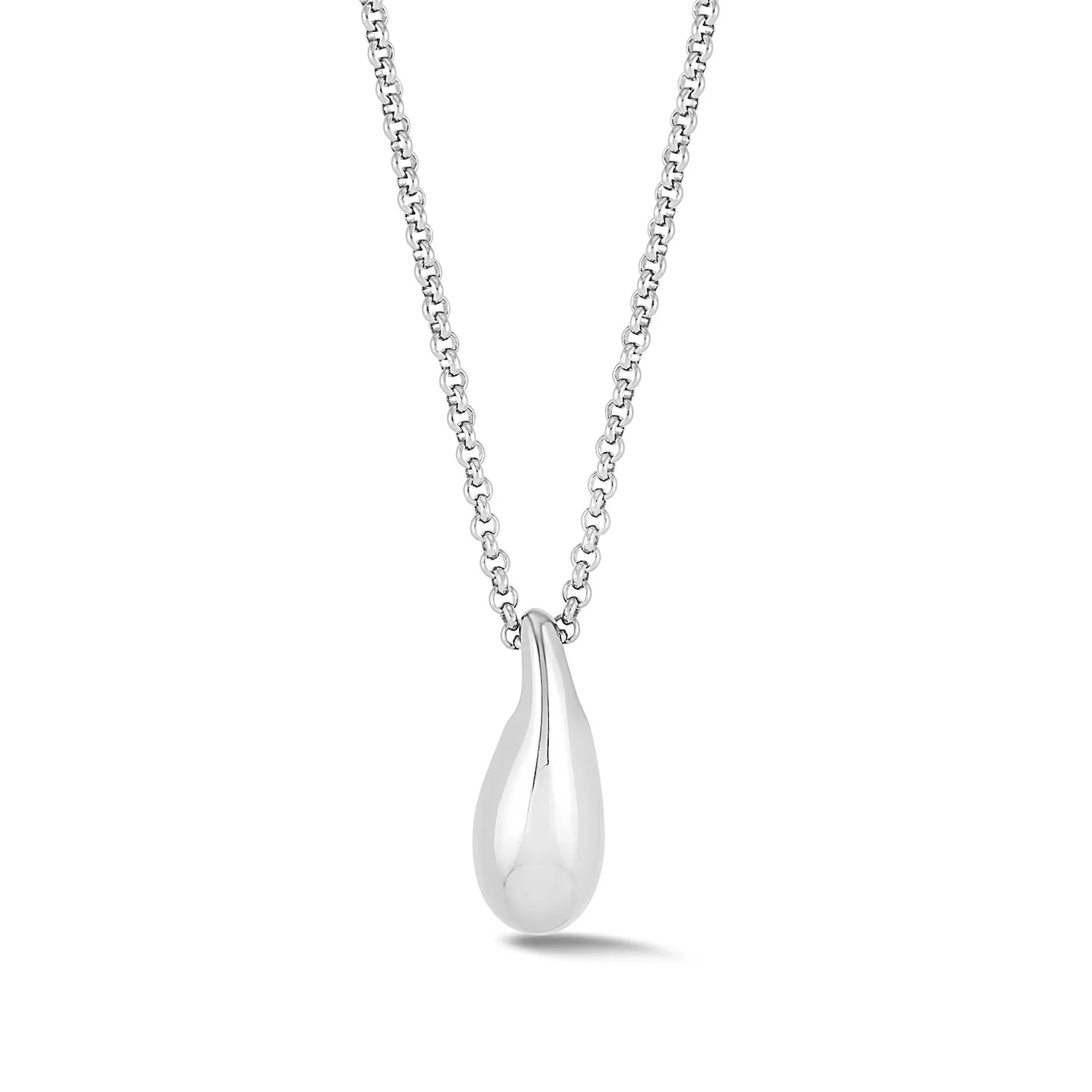 Small Pebble Droplet Pendant