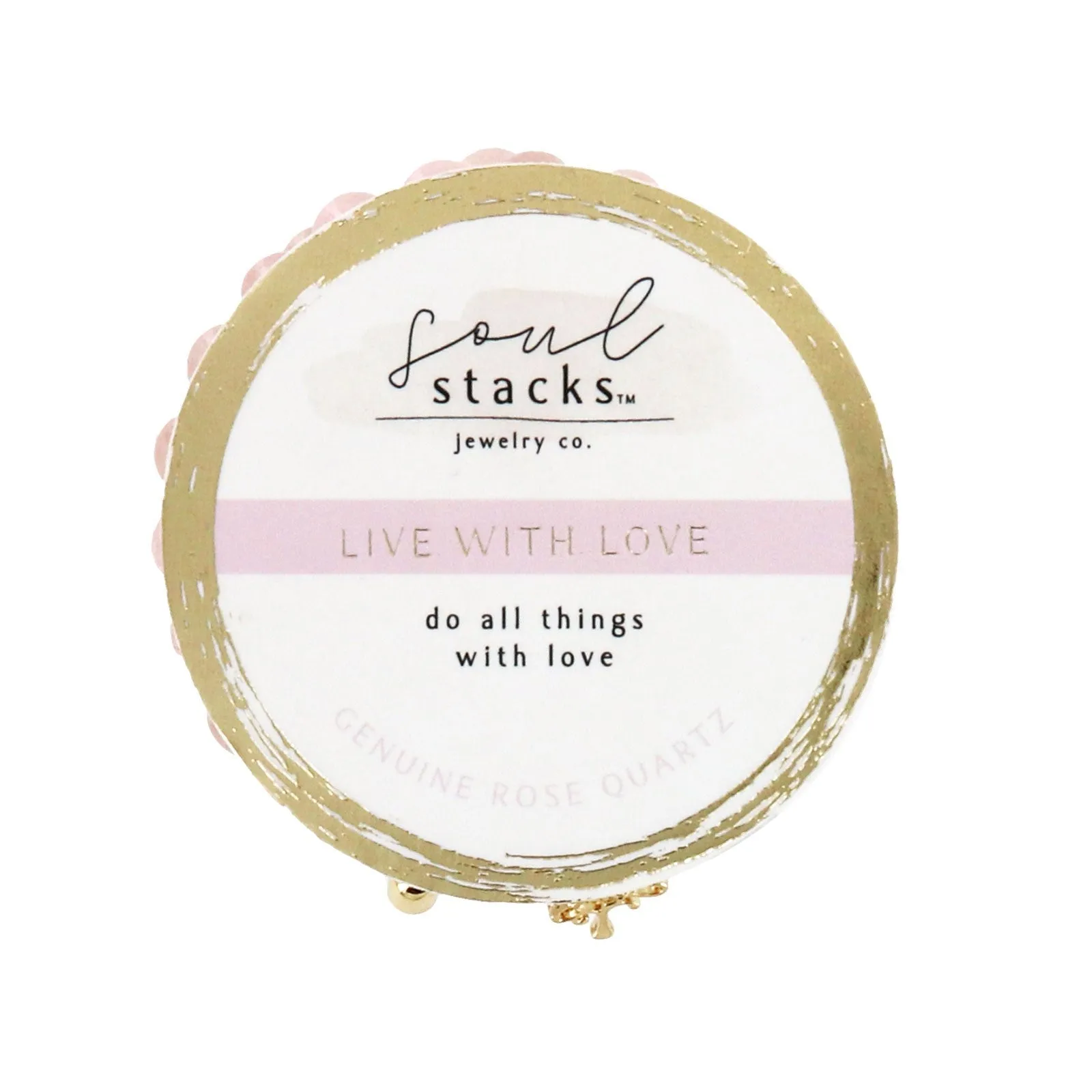 Soul Stacks Rose Quartz Bracelet - Love