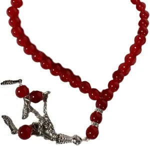 Stylish Religion Tasbih Bracelet with 99 Prayer Bead Muslims Rosary Bead Handchain Handmade Religion Eid